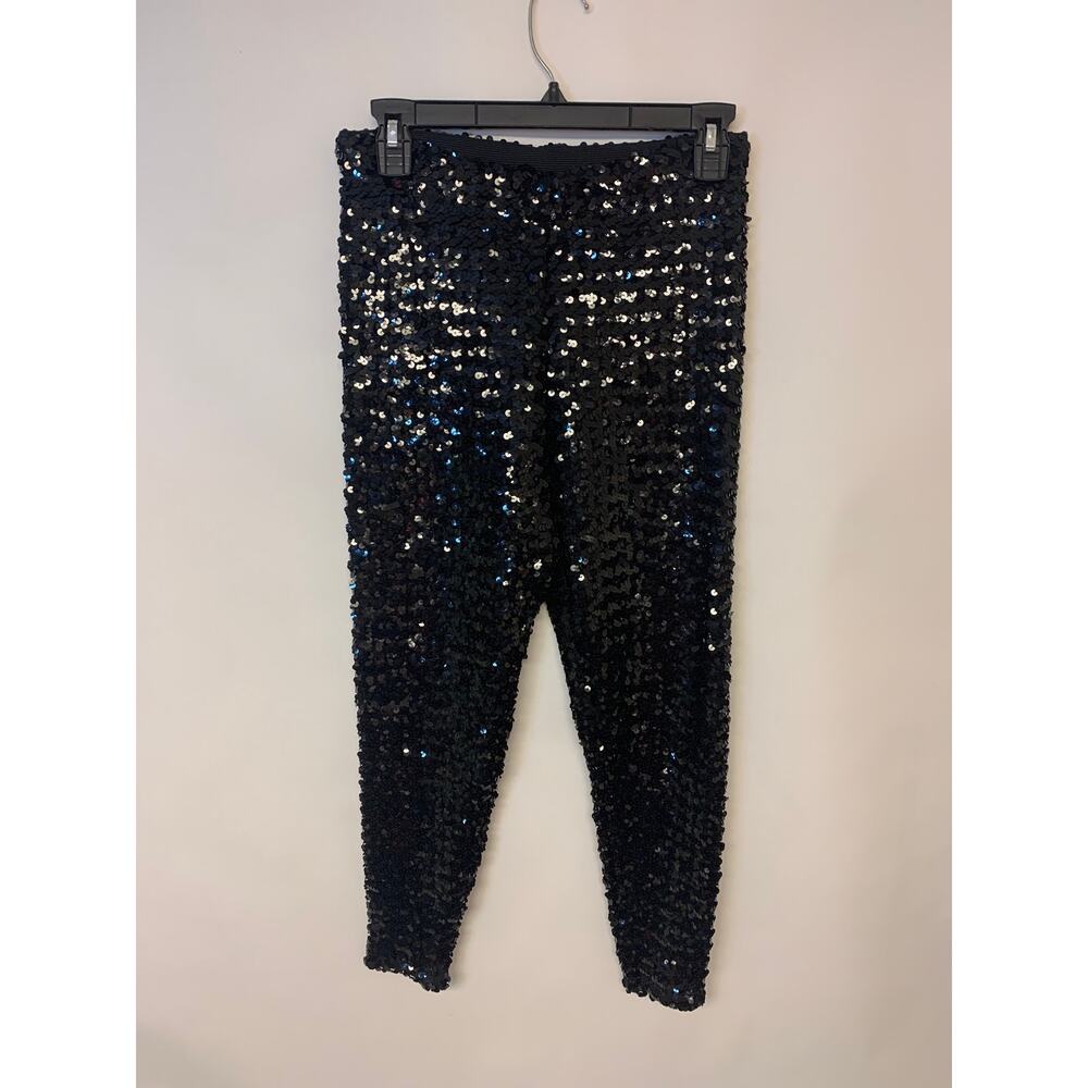 Vintage Gala Mondi Sequin Pant 70s/80s High-End Evening Wear Formal Luxury SZ 36
